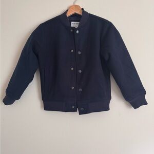 Old Navy Boys Navy Blue Bomber Jacket M